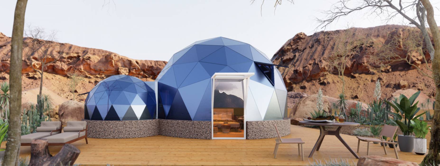 汤阴县球形智能光伏玻璃星空房